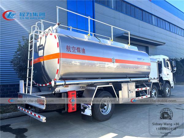 Caminhão de petroleiro do combustível de Dongfeng Kingrun Tianjin 6x2 16000L