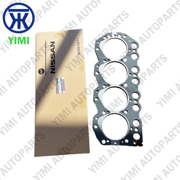 Nissan Cylinder Head Gasket 11044-54T04 with Multi-layer Steel (MLS) Construction, 1.15 mm Thickness, and Stainless Steel Fire Rings for BD30 Diesel Engine