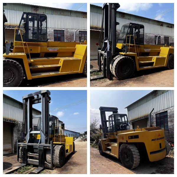 Mega Capacity Used Mitsubishi 30 Ton Diesel Forklift FD300 30000kg Container