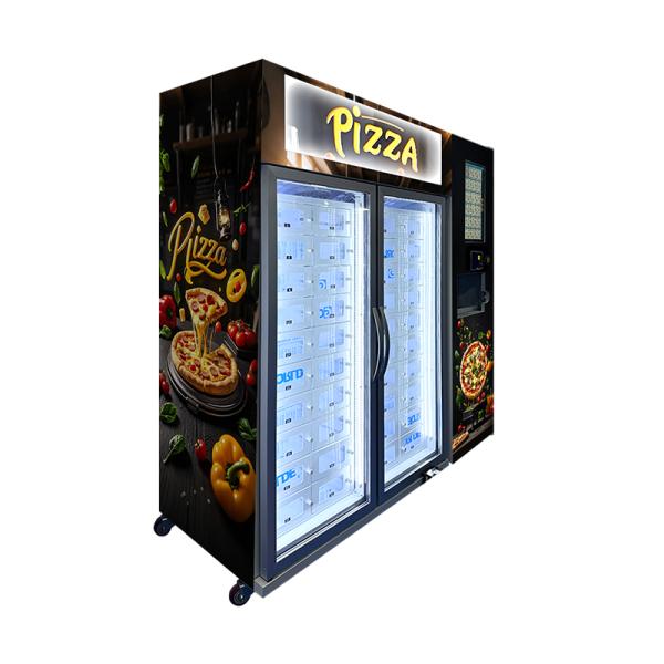 Distributeur automatique d'aliments surgelés 40 casiers - Réfrigération -22°C avec micro-ondes