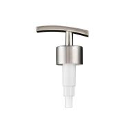Conception de luxe 28 / 415 pompe à lotion en acier pour les soins de la peau