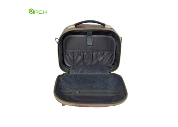 600D polyester Cosmetic Vanity Duffle Travel Luggage Bag with Printing