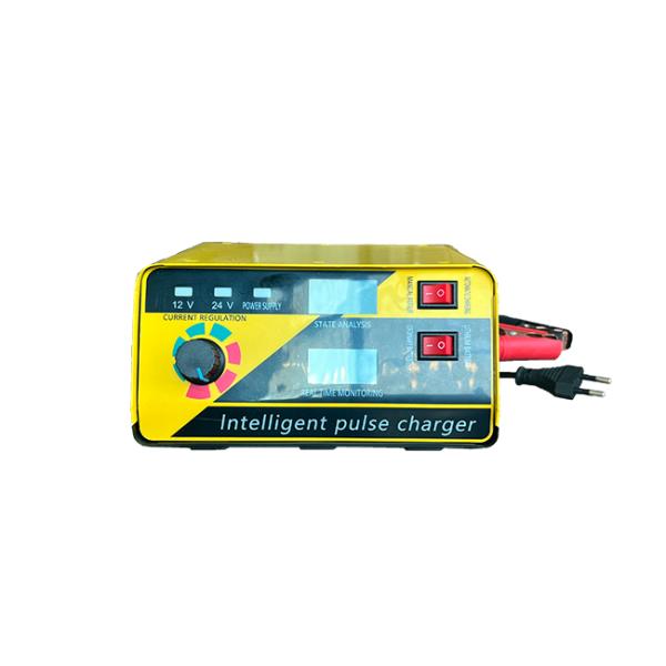 12V/24V Свинцово-кислотный/литиевый портативный зарядное устройство для батарей двигателей Автоматическое управление Адаптер питания LED/Lcd дисплей