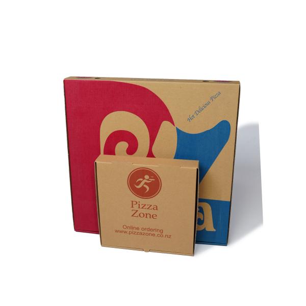 Custom Logo Eco-Friendly Pizza Box For Food Grade Packaging OEM Service Accepted
