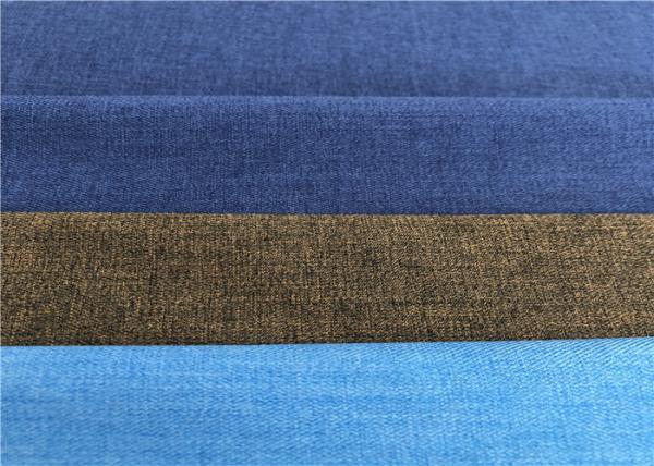 2/2 Twill Weft Stretch Blue Outdoor Fabric Coated Waterproof Fabric For Winter Jacket
