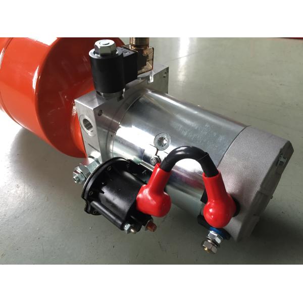 Unidad anaranjada de la energía hydráulica del acuerdo de DC del tanque de acero 6L para el remolque de la descarga