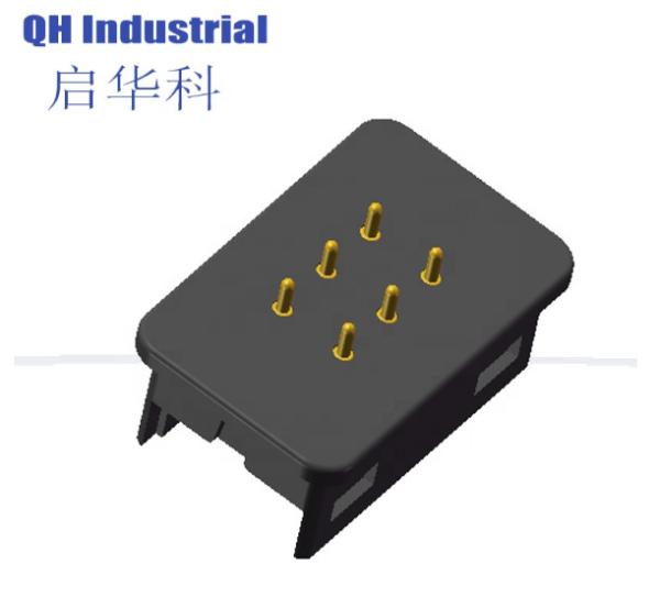 6Pin Male and Female 1A 2A 3A House-hold Application Device Smart  Device Magnetic Pogo Pin Charging Power Connector