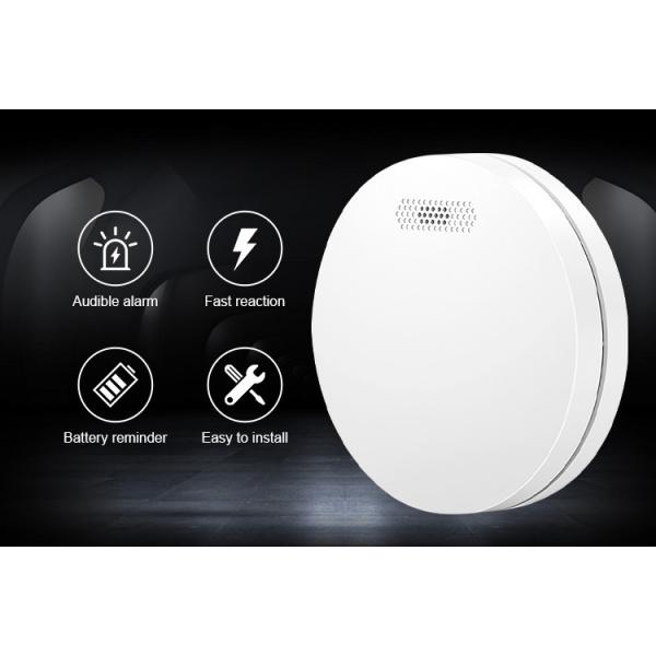 10years Battery Operate Interconnected Smoke Alarm 85db Wireless Smoke Detector 433mhz