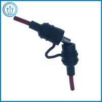 Bloc en céramique cylindrique de fusible de la preuve 10x38mm de la poussière 80A 600V pour des lumières de parking