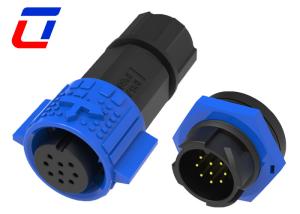 Conector de fio de 9 pines feminino à prova d'água para exteriores masculino
