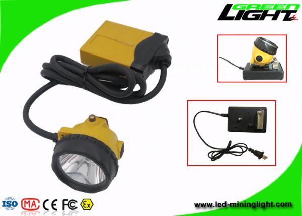 Anti Explosive Mining Hard Hat Led Lights 10.4Ah 25000lux Safety Rechargeable