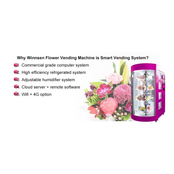 Os presentes automáticos florescem a máquina de venda automática combinado com software da gestão do servidor da nuvem