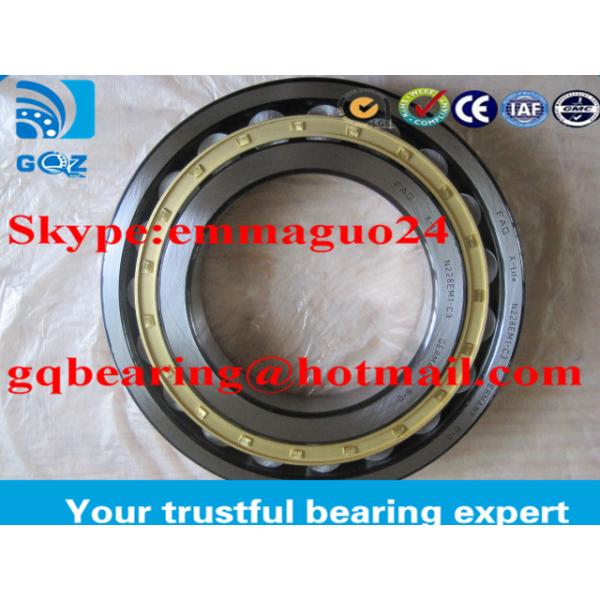 Brass cage high speed roller bearings NU406M1 30 mm double row ball bearing