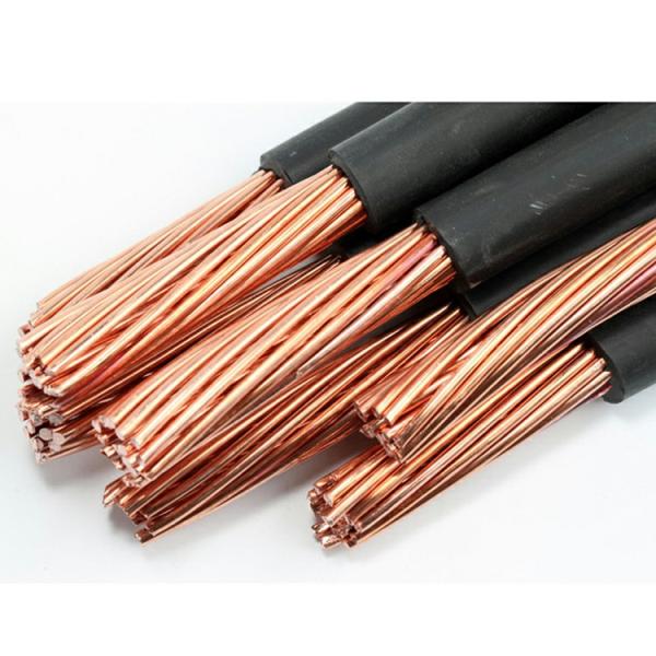 Black  Rubber Sheath 200v 95mm2 Flexible Welding Cable