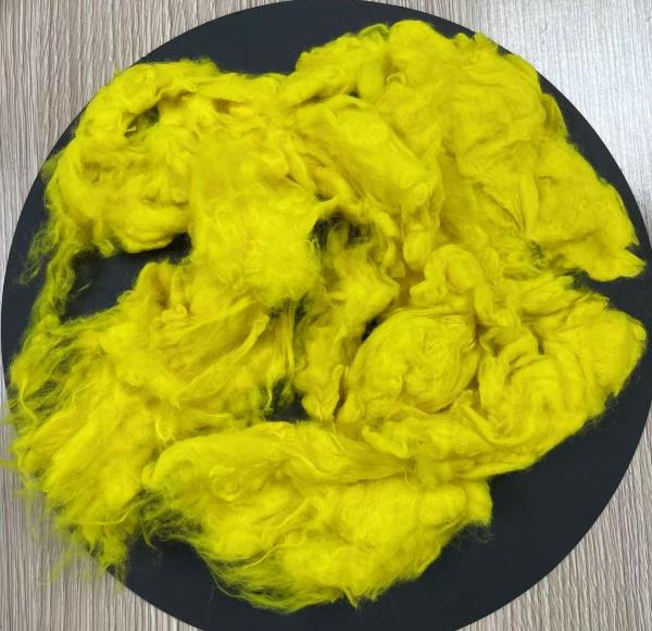 Fibra de Alginato Amarilla - Hipoalergénica y Biodegradable