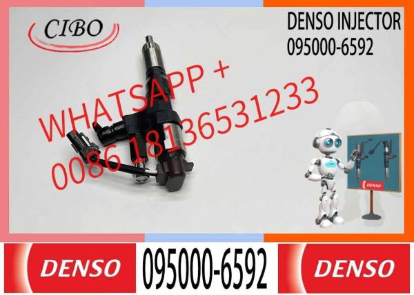 Fuel Injector 095000-6593 Common Rail Fuel Oil Injector Fuel Injector Assy 095000-6592 for HINO J08E