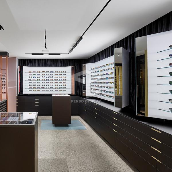 MDF мебели 8mm шкафов дисплея магазина металла галоидный оптически