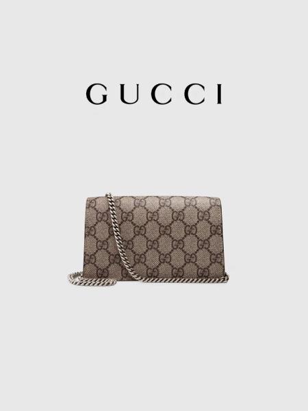 Small GUCCI Dionysus Embellished Branded Ladies Handbag Coated Canvas Suede