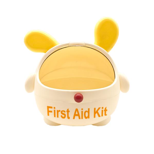 New Arrival Cute Cartoon Travel Nylon Purple Mini Children's First Aid Kit Bags Portable Medical Kit For Moms Green Packet Full