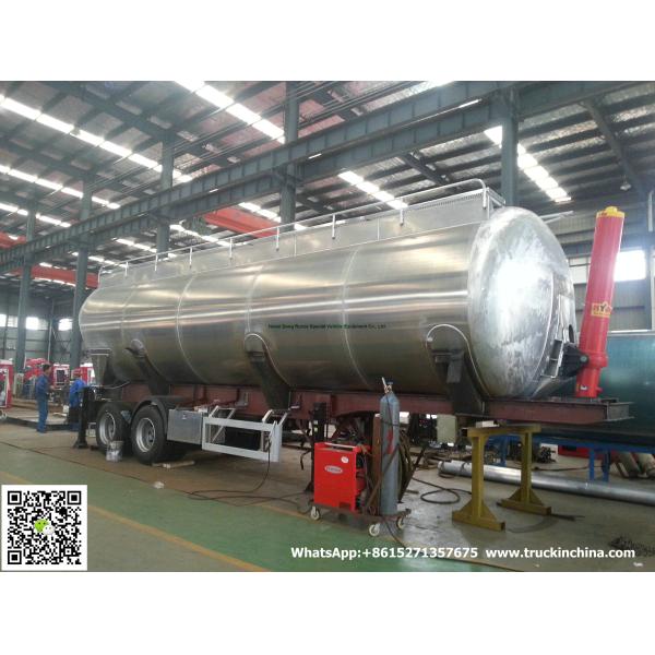 Aluminum Alloy  Wheat Flour Bulk Tanker with Tipping Hydraulic Cylinder (6000USG-10000USG ）whApp:+8615271357675