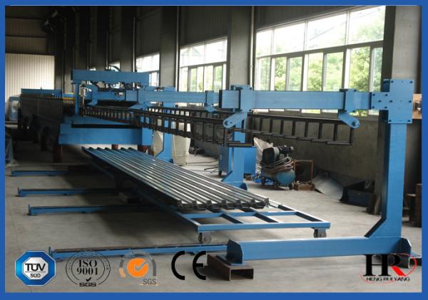18.5 KW Metal Deck Roll Forming Machine High Strength with Big Rib