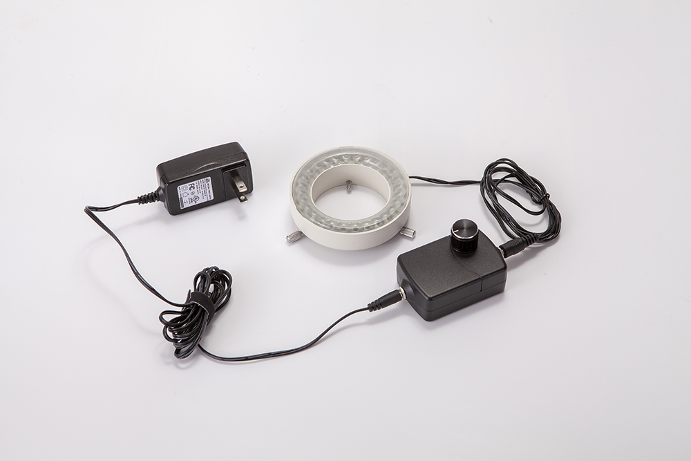 Supplier 56-LED 60mm Microscope Ring Light 100-240V Dimmable Control Box for Stereo Digital MSS-A-LED56