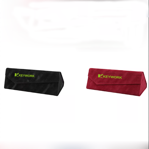 Paperboard Vintage Leather Glasses Case Foldable Resit Compression