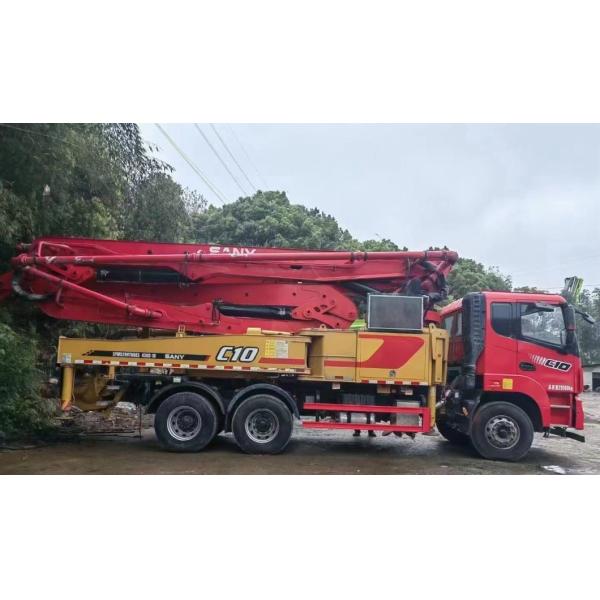 2021 Sy 43m Concrete Pump Ready Mix Batching Plant Boom Pump Good Original Condition