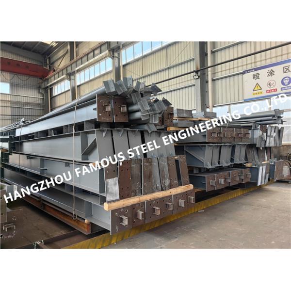 Galvanized Q355b Steel Structure Members Fabrication Steel Warehouse Buildings