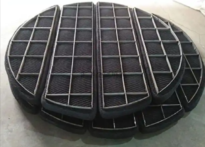 Stainless Steel de mister pads High Efficiency For Chemical Industry Gas Liquid Separation