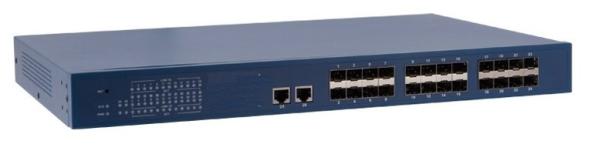 Gigabit 24-Port SFP Fiber Optic Switches With ACL Access Control , DHCP Snooping