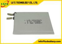 CP063643 3,0 volts 100 mAh Petite batterie au lithium 3V CP063643 Batterie ultrafin pour IOT/RFID