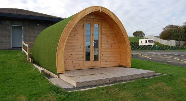 Противокоррозионный деревянный Prefab людей 27m2 структуры 2 небольшой с кабины решетки