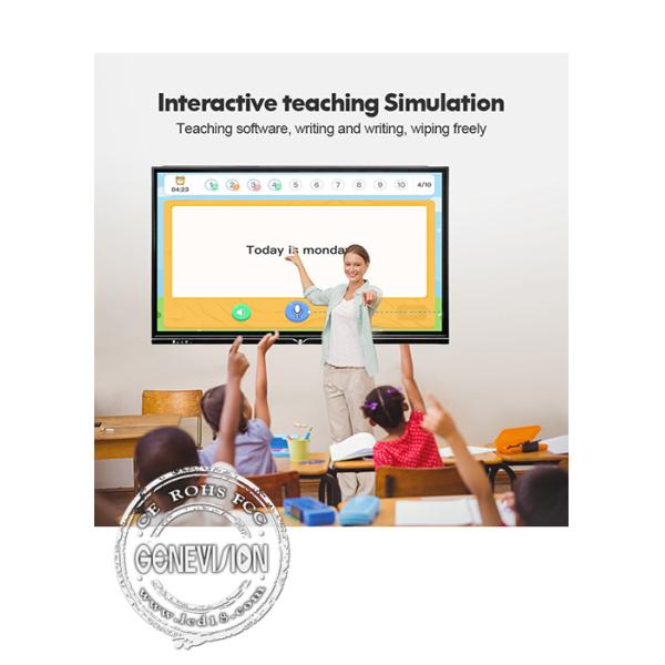 андроид 8,1 OPS I3 I5 I7 умное взаимодействующее Whiteboard 65in