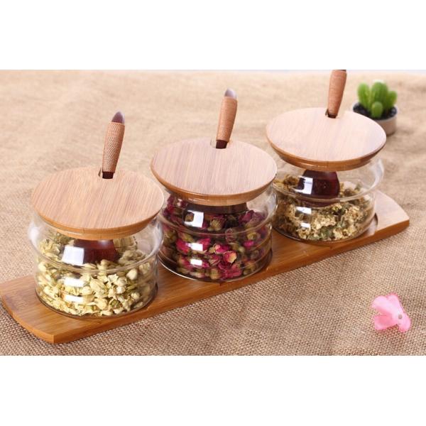 Factory wholesale Bamboo lid for storage jar