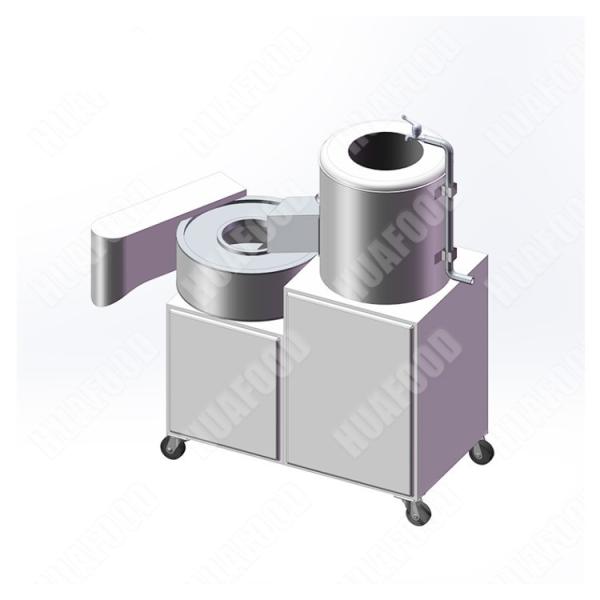 Continuous Brush Cassava Potato Washing And Sweet Potato Peeling Machine