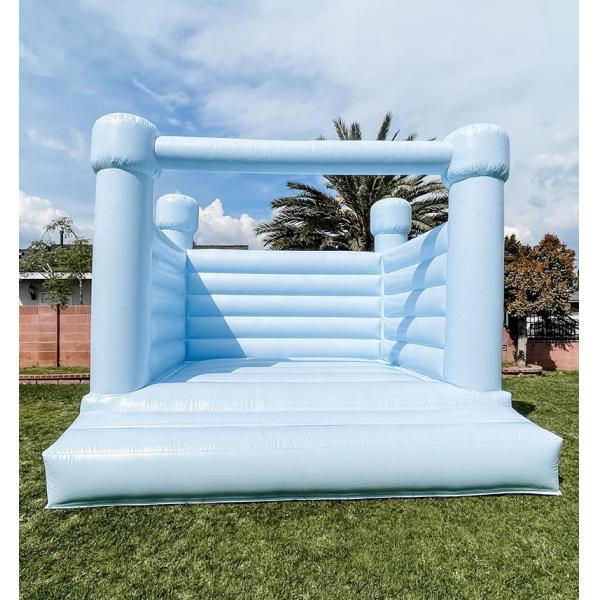 Blower Included Commercial Inflatable Wedding White Bounce House for Kids