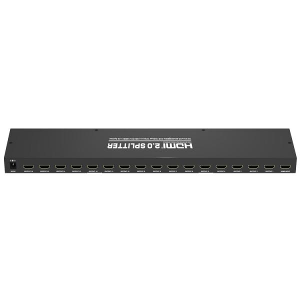 3840x2160 600Mhz Iron 1x16 HDMI 4K Splitter