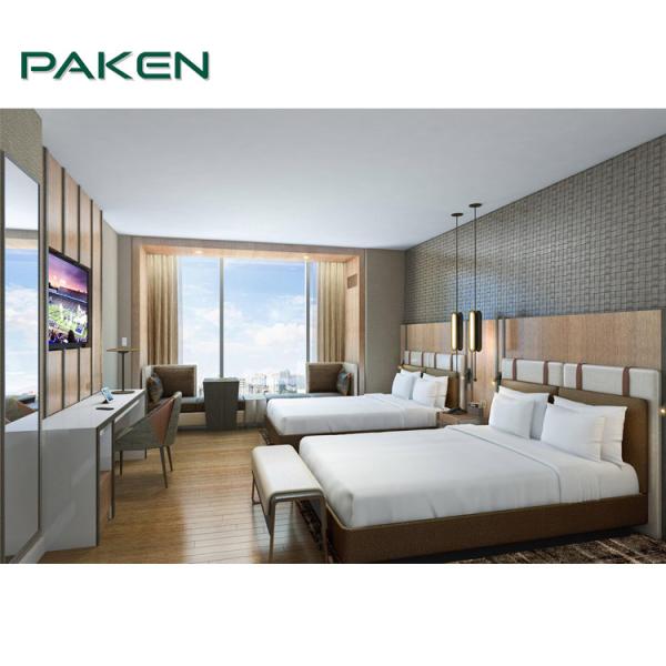Foshan Custom Made Modern 5 Star Hotel Project Room Bedroom Suite Fixed Furniture Sets