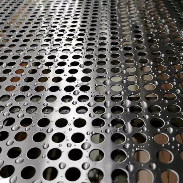 SUS 304 Decorative Metal Perforated SS Sheet Stainless Steel Perforated Mesh