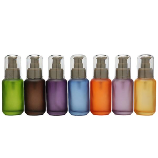 garrafa de vidro líquida de garrafas da fundação 50ml com a bomba para o cosmético