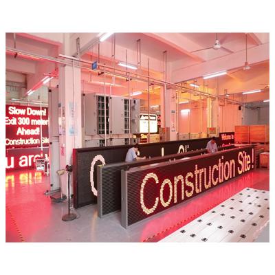 En12966 LED Traffic Display Red and Green Double Color Hanging Sign for Highway Tunnel