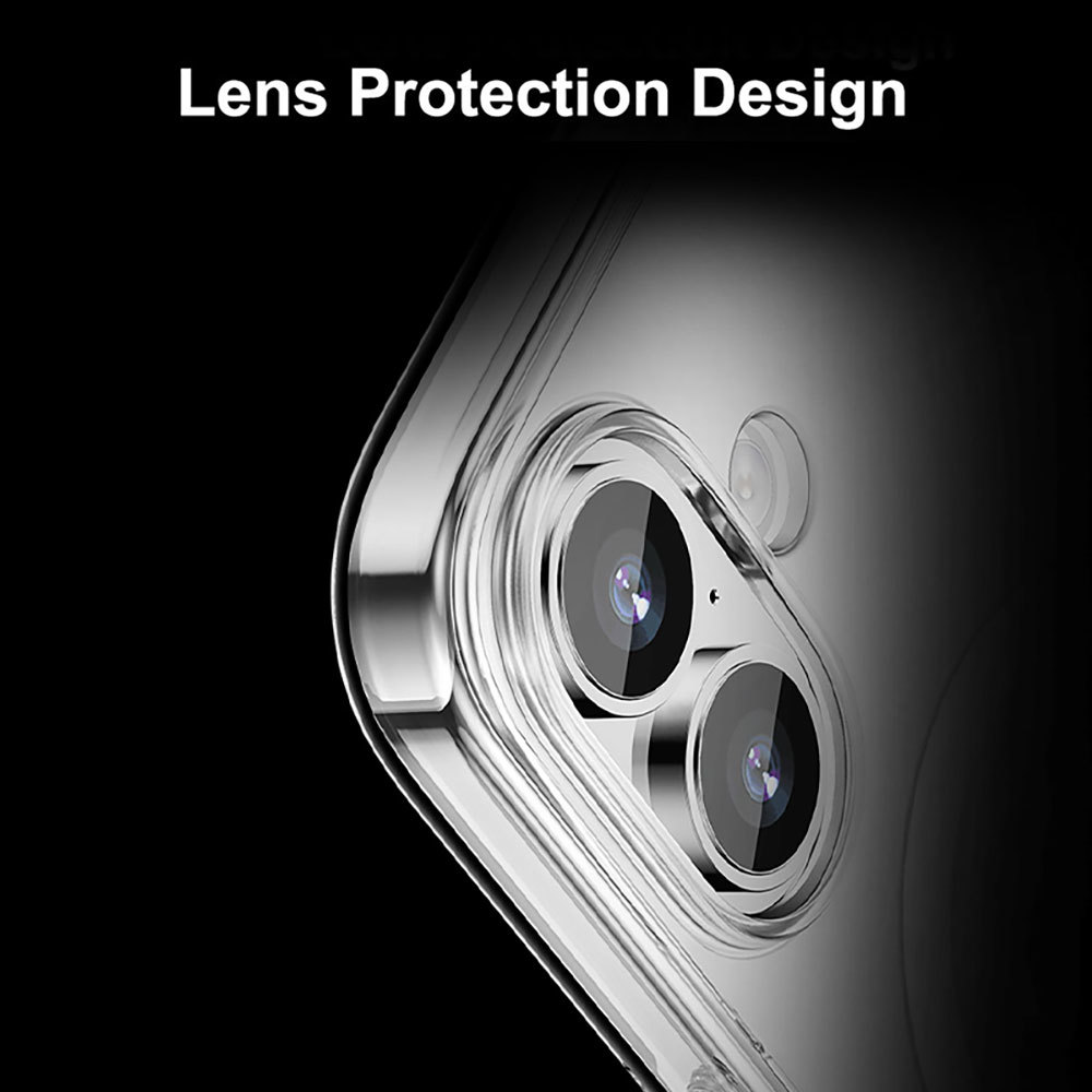 Laudtec ultra Thin Anti-fingerprint Crystal Transparent Back Cover Magnetic clear Phone case for iphone 17 Pro Max