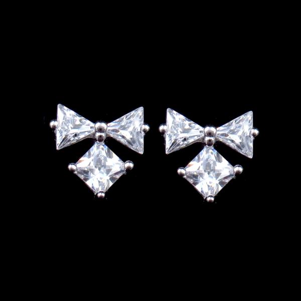 Women Top Ornament Jewelry Christmas Bell Gift 925 Silver Stud Earring
