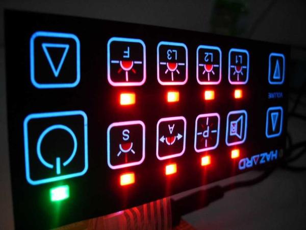 SGS Pure Tin Plating Membrane Touch Panel Overlay