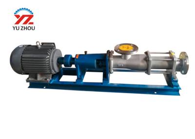 Stainless Steel Horizontal Slurry Pumps , Food Grade High Pressure Screw Pump