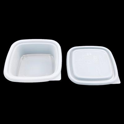 Custom PP Soup Bowl with Snap-On Lid Microwave Safe Leakproof