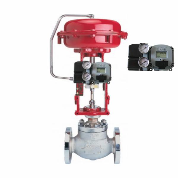 The Carbon Steel Control Valve Uses Masoneilan SVI2-21123111 Valve Positioner And Fisher846 Electrical Converters