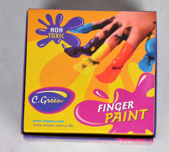 Non-toxic Finger Paint / Poster Paint  4 Colors, 6 Colors, 8 Colors set washable for kids diy painting water color paint
