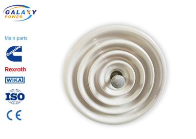 High Voltage Disc Suspension Insulator , Porcelain Insulator For Electric Power Line